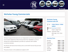 Tablet Screenshot of nicholasyoungcommercials.co.uk